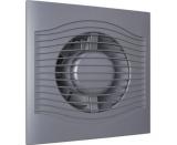 Вентилятор ЭРА D100 SLIM 4С Dark gray metal обратный клапан (160х160)